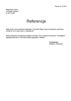Referencja od firmy Magia Studio Tańca