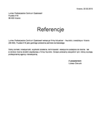 Referencja od firmy Lumex Podkarpackie Centrum Opakowań