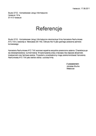Referencja od firmy Studio EFIG - Kompleksowe Usługi Informatyczne