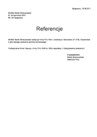 Referencja od firmy MioMar Marek Mioduszewski
