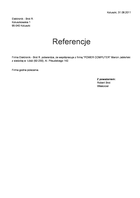 Referencja od firmy Elektronik - Brot R.