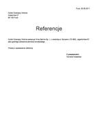 Referencja od firmy Outlet Dziecięcy Viktoria