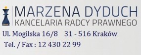 Rozwody - Kraków, Katowice, Warszawa, Kielce - Marzena Dyduch Kancelaria Radcy Prawnego Kraków