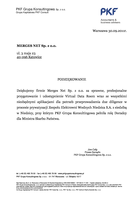 Referencja od firmy PKF Grupa Konsultingowa Sp. z o.o.