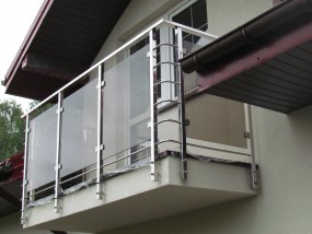 balkon ze szkłem - SB-INOX design Marki