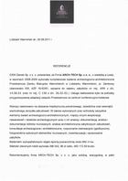 Referencja od firmy CKW Zamek Sp. z o.o.