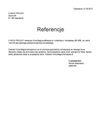 Referencja od firmy E-NEEX PROJEKT