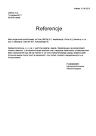 Referencja od firmy OMEGA S.C.