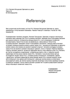 Referencja od firmy PHU Petroland Skrzypczak-Dąbrowski sp. jawna