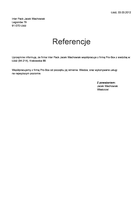 Referencja od firmy Inter Pack Jacek Wachowiak