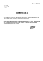 Referencja od firmy PHU AKTIF