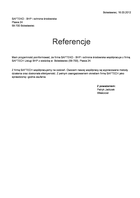 Referencja od firmy SAFTEKO - BHP i ochrona środowiska