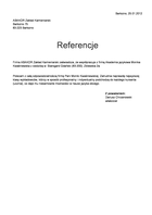 Referencja od firmy ABAKOR Zakład Kamieniarski