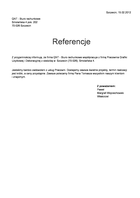 Referencja od firmy QNT - Biuro rachunkowe