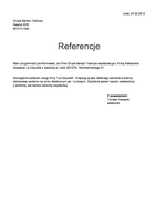 Referencja od firmy Grupa Bardzo Twórcza