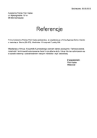 Referencja od firmy Autokomis Piotrex Piotr Kopka