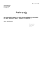 Referencja od firmy Detektyw Słowińska