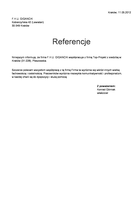 Referencja od firmy F.H.U. GIGANCIK