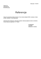 Referencja od firmy Polskie Pufy