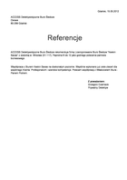 Referencja od firmy ACCESS Detektywistyczne Biuro Śledcze