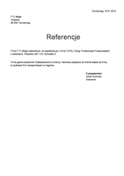 Referencja od firmy FTU Mega