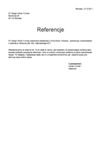 Referencja od firmy AF Design Adrian Furman