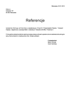 Referencja od firmy Arka s.c