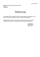 Referencja od firmy MAGMAN Remonty-Wykończenia Domów i Mieszkań