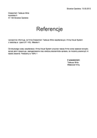 Referencja od firmy Grasschem Tadeusz Mróz