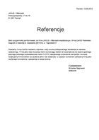 Referencja od firmy JANUS + 66projekt