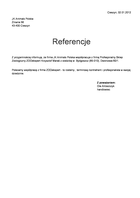 Referencja od firmy JK Animals Polska