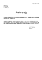 Referencja od firmy Willa Bryza