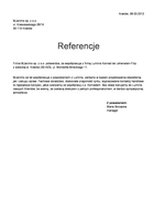 Referencja od firmy MJanimo sp. z o.o.