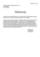Referencja od firmy Regionalne Centrum Szkoleń Akademia Sp. z o. o.