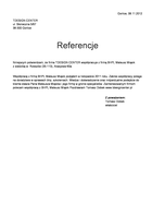 Referencja od firmy TDESIGN CENTER