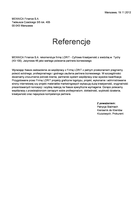 Referencja od firmy MENNICA Finance S.A.