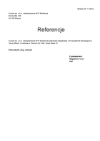 Referencja od firmy Human sp. z o.o. Ubezpieczenia BHP Szkolenia