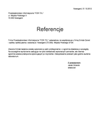Referencja od firmy Przedsiębiorstwo Informatyczne "FOR-TEL"