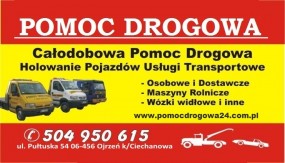 Pomoc Drogowa Holowanie Laweta - Pomoc drogowa usługi transportowe Ojrzeń