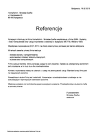 Referencja od firmy HomeAdmin - Mirosław Szefke