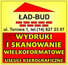 Ksero A0+ plotowanie, skanowanie i formatyzowanie - Tarnów - Przedsiębiorstwo Inżynieryjno - Budowlane  ŁAD-BUD  Chrupek Edward Tarnów
