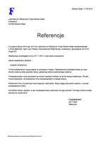 Referencja od firmy Laboratorium Medyczne Fryda Bielsko-Biała