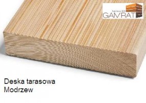 Deska tarasowa - modrzew syberyjski - DREWNO GAMRAT s.c. Swarzędz