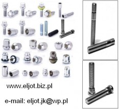 Szpilki do kół, szpilki wbijane, szpilki wkręcane - ELJOT - śruby, nakrętki Stalowa Wola