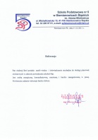 Referencja od firmy Szkoła Podstawowa nr 5