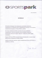 Referencja od firmy Sports Park w Lublinie