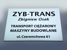 Szyldy grawerowane - ER-Studio. Grawerowanie Laserowe Lublin