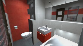 projekt łazienki - ArchiSTYL  Pracownia Projektowa Kornelia Żywicka Chojnice