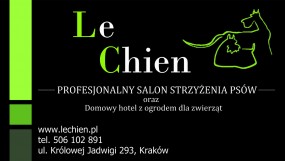 strzyżenie psów, hotel dla zwierząt - Profesjonalny Salon Strzyżenia Psów  Le Chien  oraz Domowy Hotel dla Zwierząt Kraków