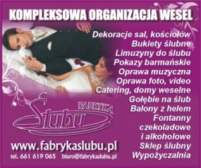 Dekoracje sal kościołów na ślub Rzeszów Krosno Jasło Brzozów St - Fabryka Ślubu Strzyżów